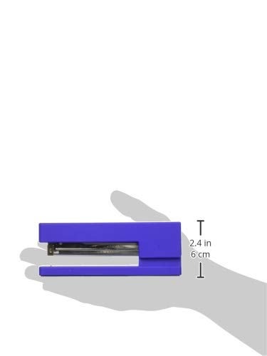 Office Style Precision Jam-Free Full Strip Non-Skid Stapler, Blue - Image 4